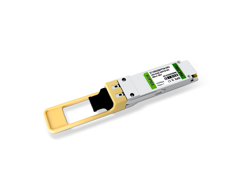 QSFP-100G-LR4-SQSFP28 100GBASE-LR4 1310nm 10km DOM Duplex LC/UPC SMF Optical Transceiver Module