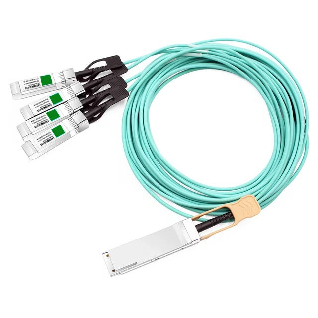 1m (3ft) Cisco QSFP-4SFP25G-AOC 100G QSFP28 to 4x25G SFP28 Active Optical Breakout Cable