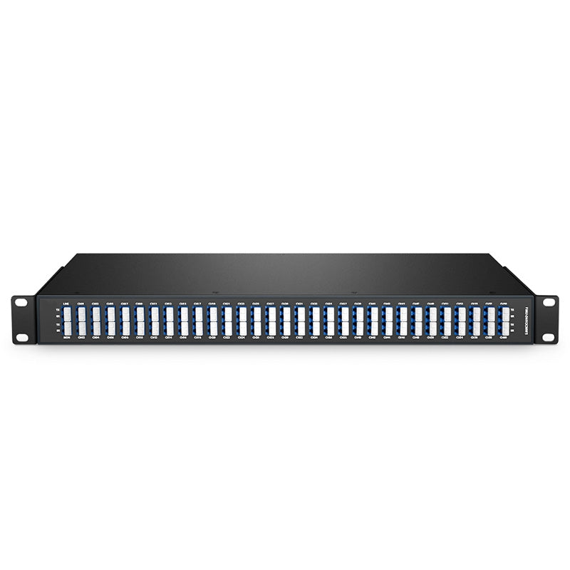 60 Odd Channels DWDM Mux Demux, Super C-band 100GHz 1524.50-1571.65nm, with Monitor Port, 6.0dB Typical IL, LC/UPC, Dual Fiber, 1U Rack Mount