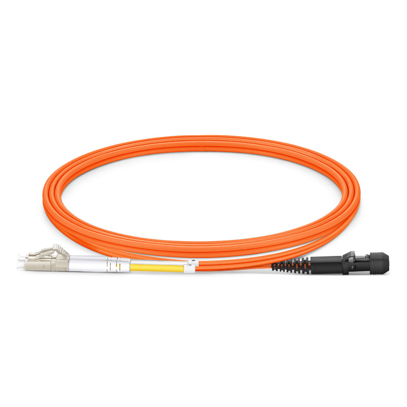 1m (3ft) MTRJ UPC Male to LC UPC Duplex OM2 Multimode PVC (OFNR) 1.8mm Fiber Optic Patch Cable