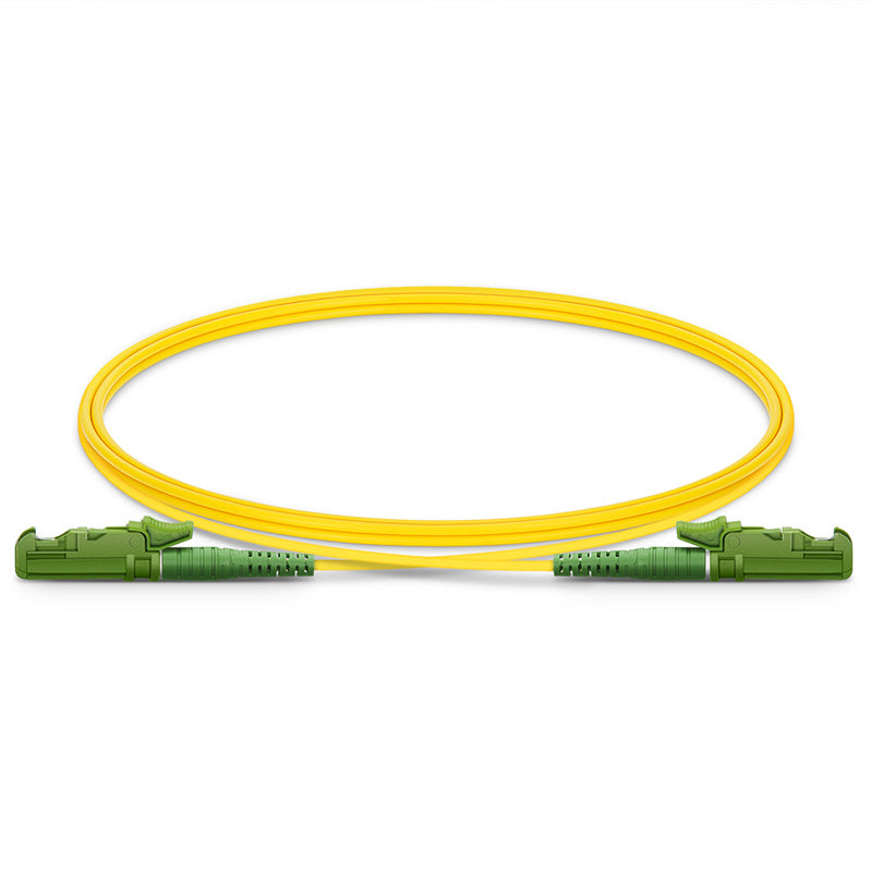 1m (3ft) LSH APC to LSH APC Simplex OS2 Single Mode LSZH 2.0mm Fiber Optic Patch Cable