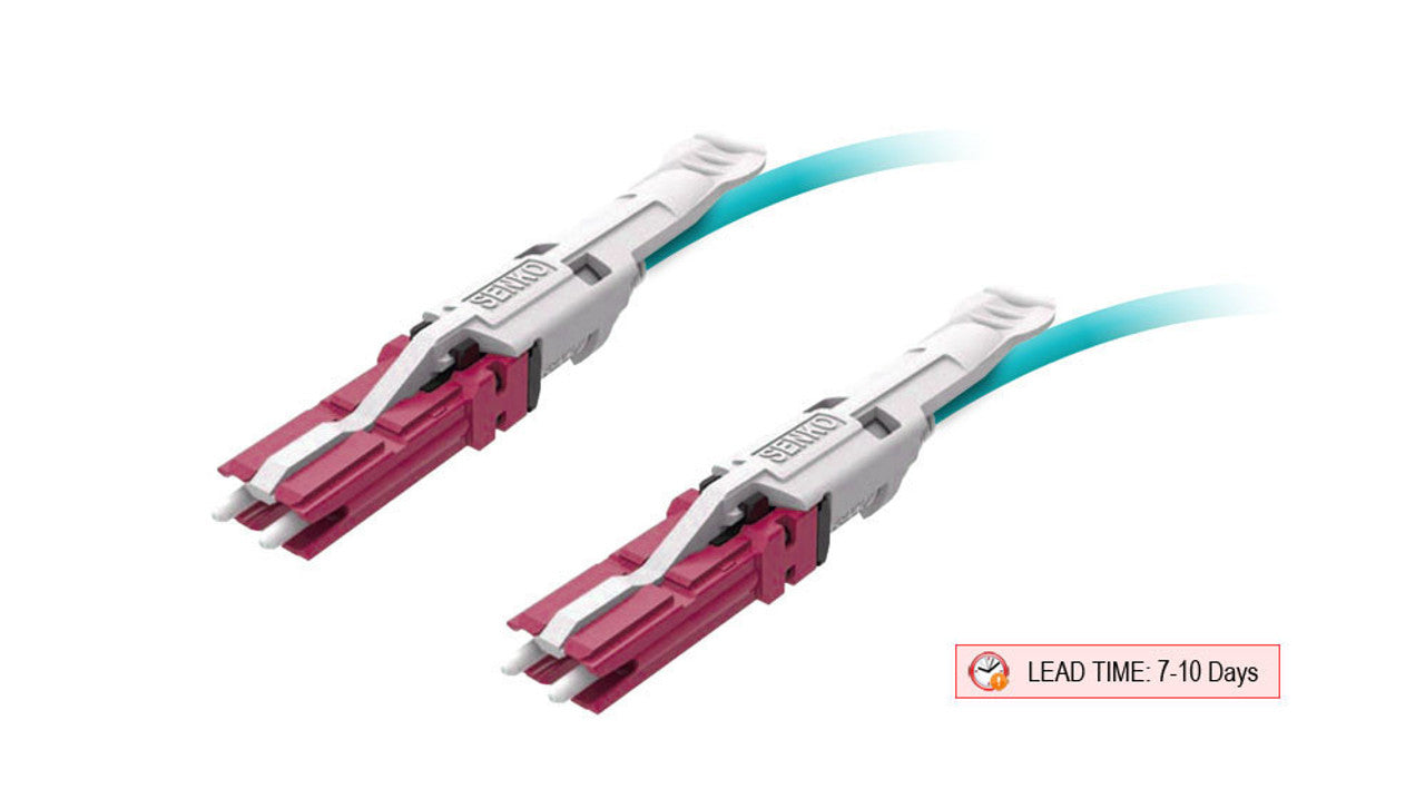 CS-CS, UPC Multimode 50/125 Micron OM4 Fiber Patch Cable