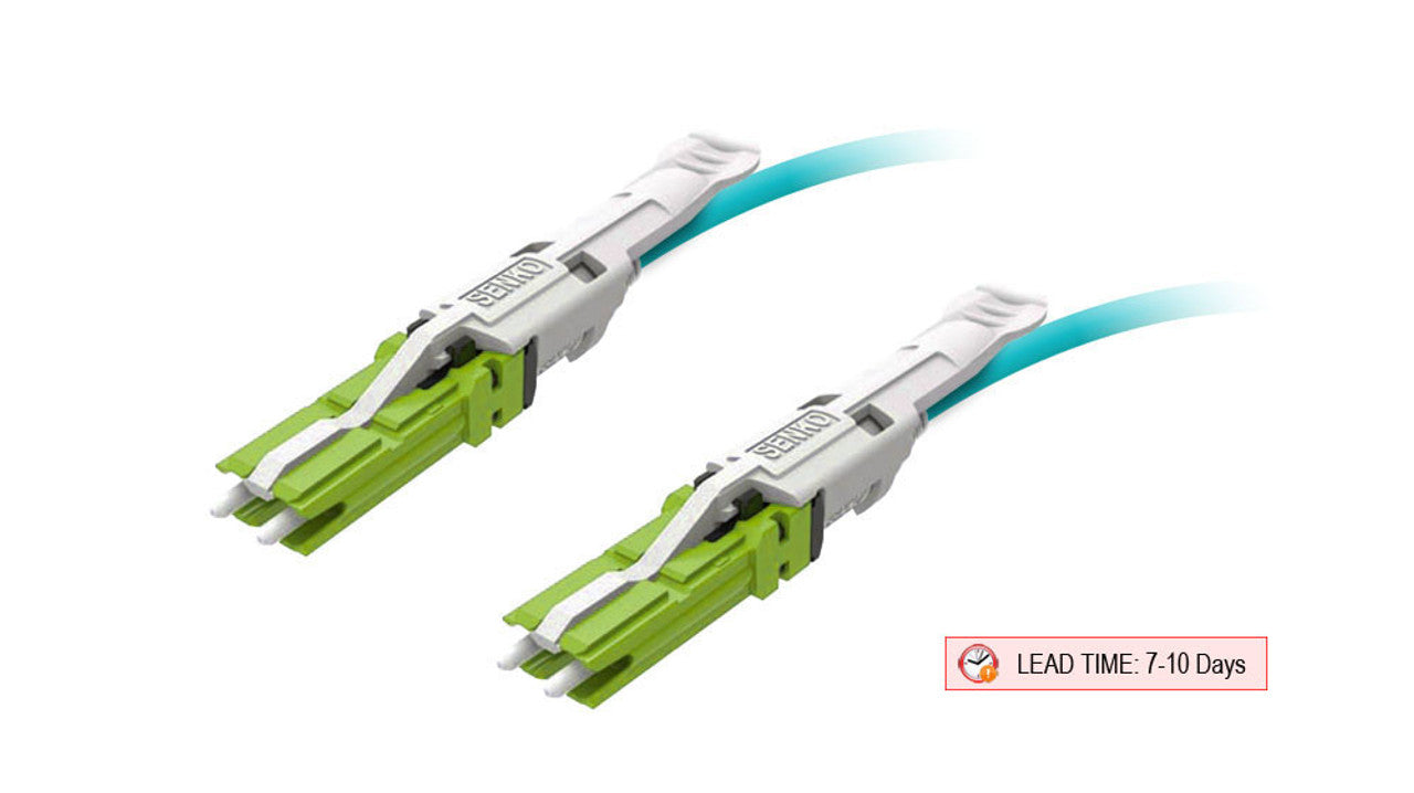 CS-CS, UPC, Multimode 50/125 Micron OM5 Fiber Patch Cable