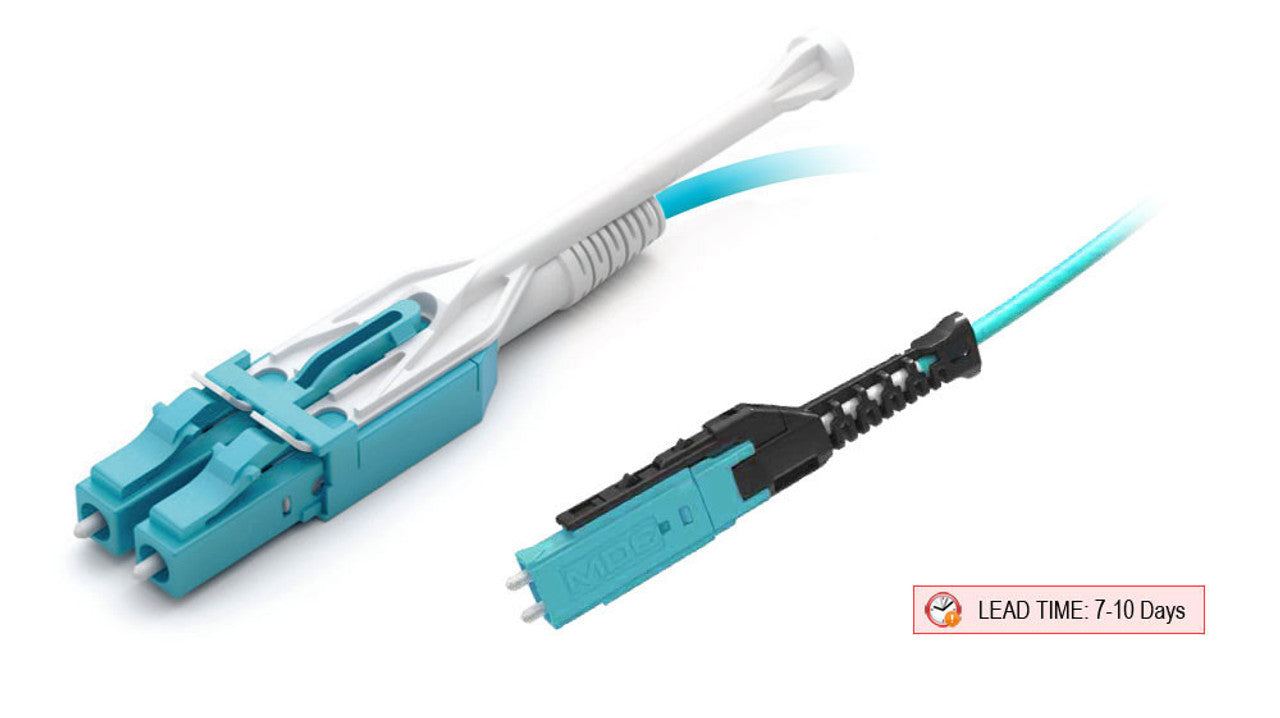 MDC-LC Uniboot, UPC, Multimode 50/125 Micron OM3 Fiber Patch Cable
