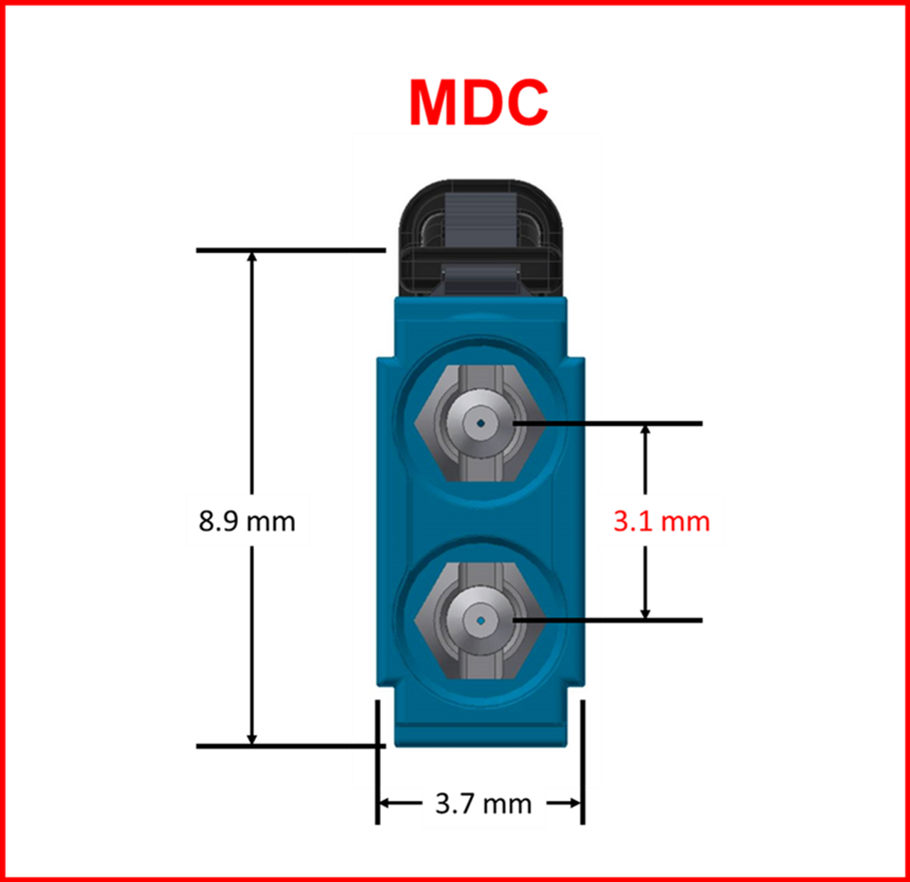 MDC-LC Uniboot, UPC, Singlemode 9/125 Micron OS2 Fiber Patch Cable