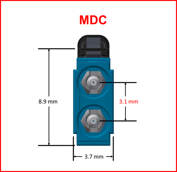 MDC-LC Uniboot, UPC, Multimode 50/125 Micron OM5 Fiber Patch Cable