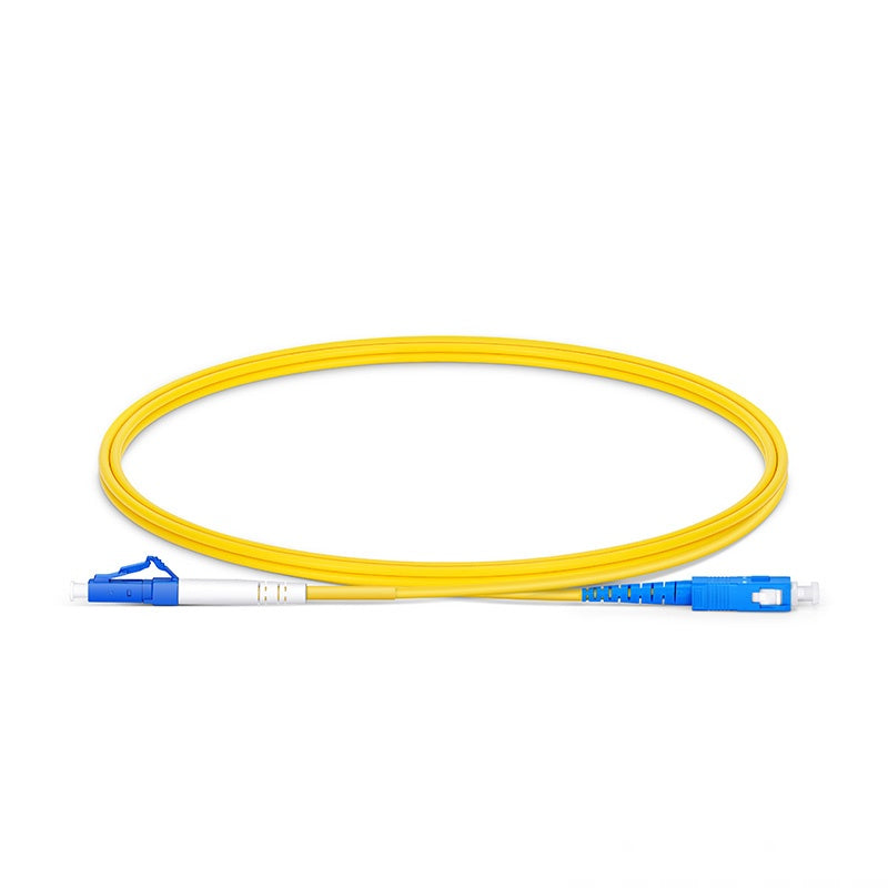 LC UPC to SC UPC Simplex OS2 Single Mode LSZH 2.0mm Fiber Optic Patch Cable