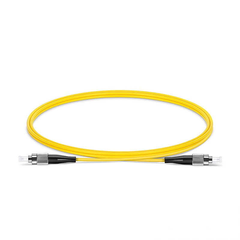 1m (3ft) FC UPC to FC UPC Simplex OS2 Single Mode PVC (OFNR) 2.0mm Fiber Optic Patch Cable