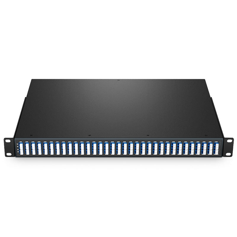 64 Channels DWDM Mux Demux, Super C-band 75GHz 1528.87-1566.62nm, with