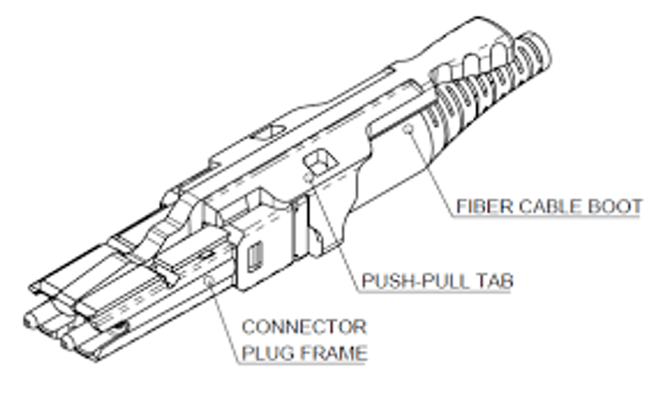 CS-CS, UPC, MM 50/125 Micron OM3 Fiber Patch Cable