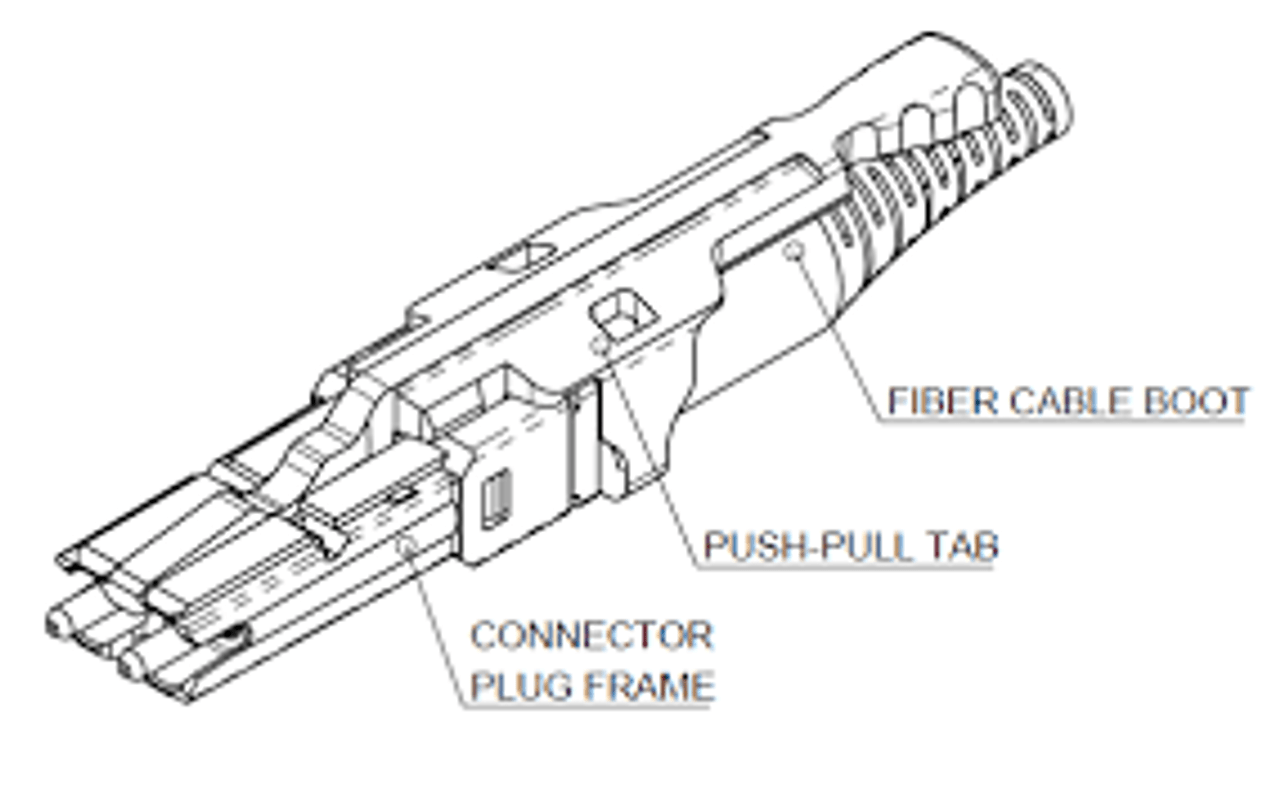 CS-CS, UPC, Multimode 50/125 Micron OM5 Fiber Patch Cable